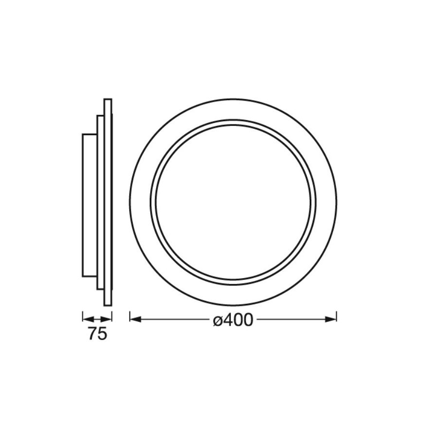 Ledvance - Plafón LED regulable SMART+ ORBIS WOOD LED/24W/230V 2700-6500K roble Wi-Fi