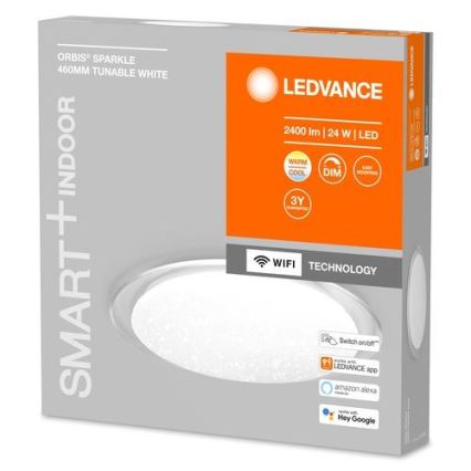 Ledvance - Plafón LED regulable SMART+ SPARKLE LED/24W/230V 3000-6500K Wi-Fi