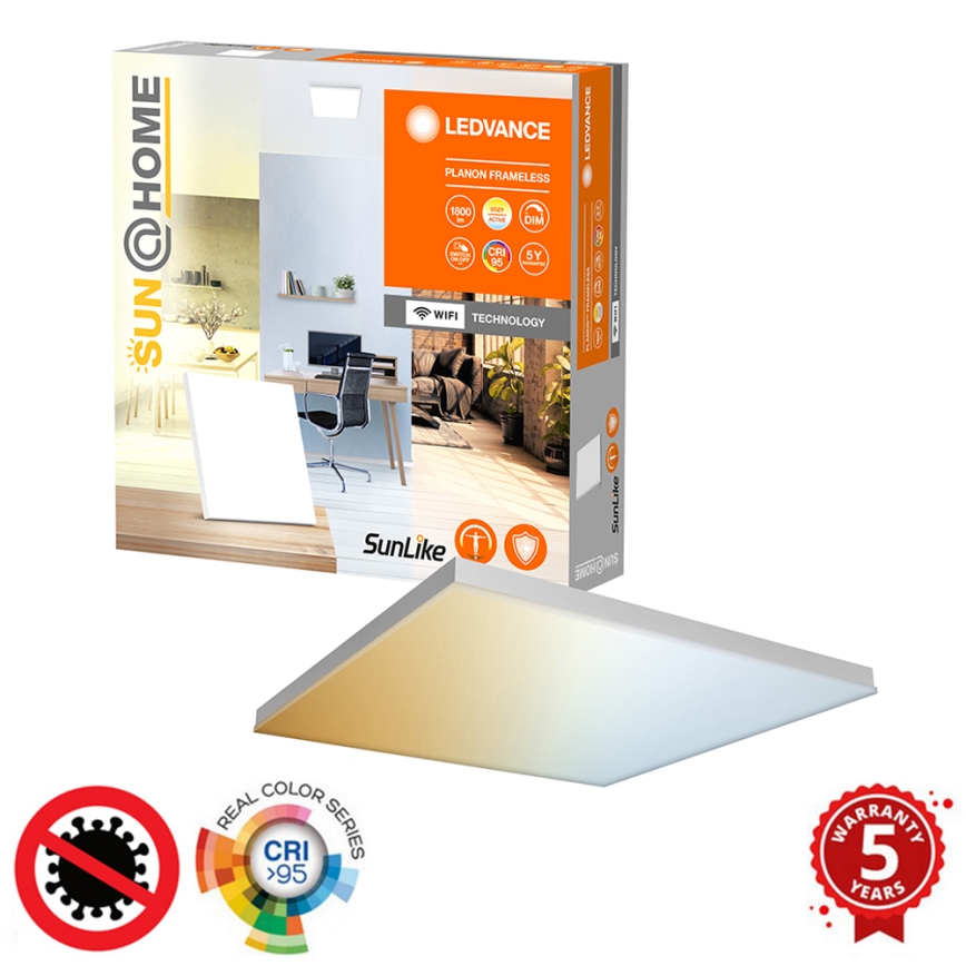 Ledvance - Plafón LED regulable SUN@HOME LED/20W/230V 2200-5000K CRI 95 Wi-Fi