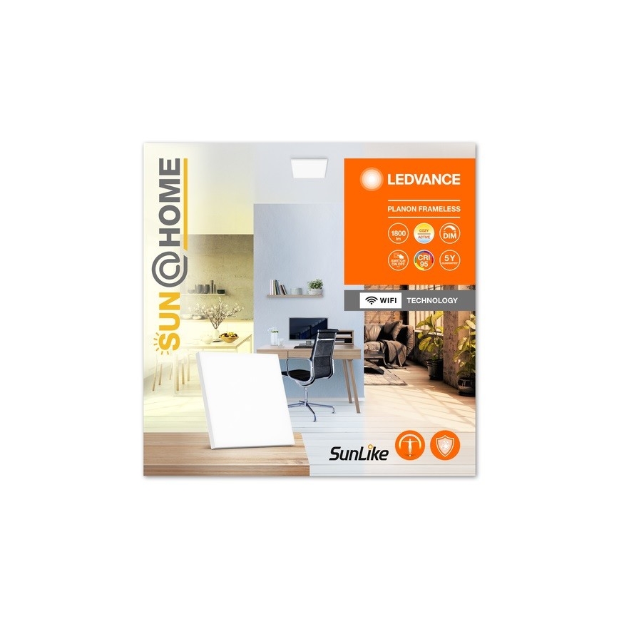 Ledvance - Plafón LED regulable SUN@HOME LED/20W/230V 2200-5000K CRI 95 Wi-Fi
