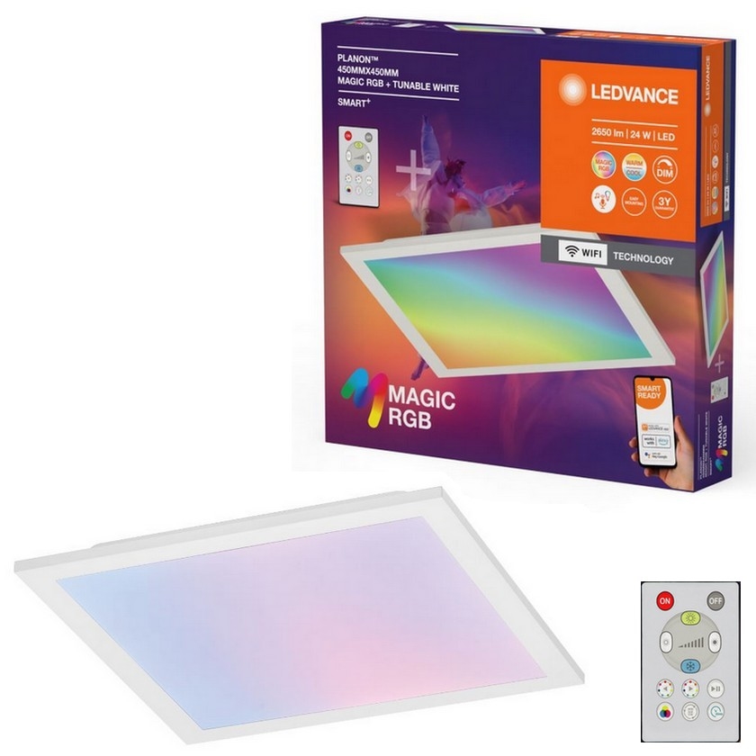 Ledvance - Plafón LED RGBW regulable SMART+ MAGIC LED/24W/230V 2700-6500K Wi-Fi + control remoto