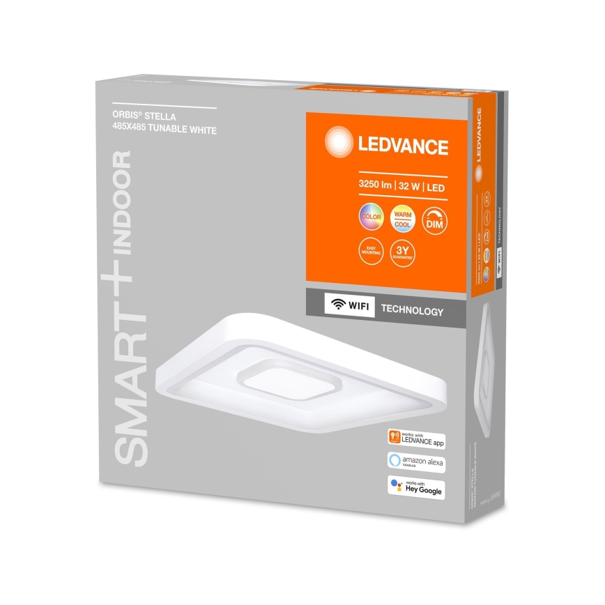 Ledvance - Plafón LED RGBW regulable SMART + ORBIS LED/32W/230V 2700-6500K Wi-Fi