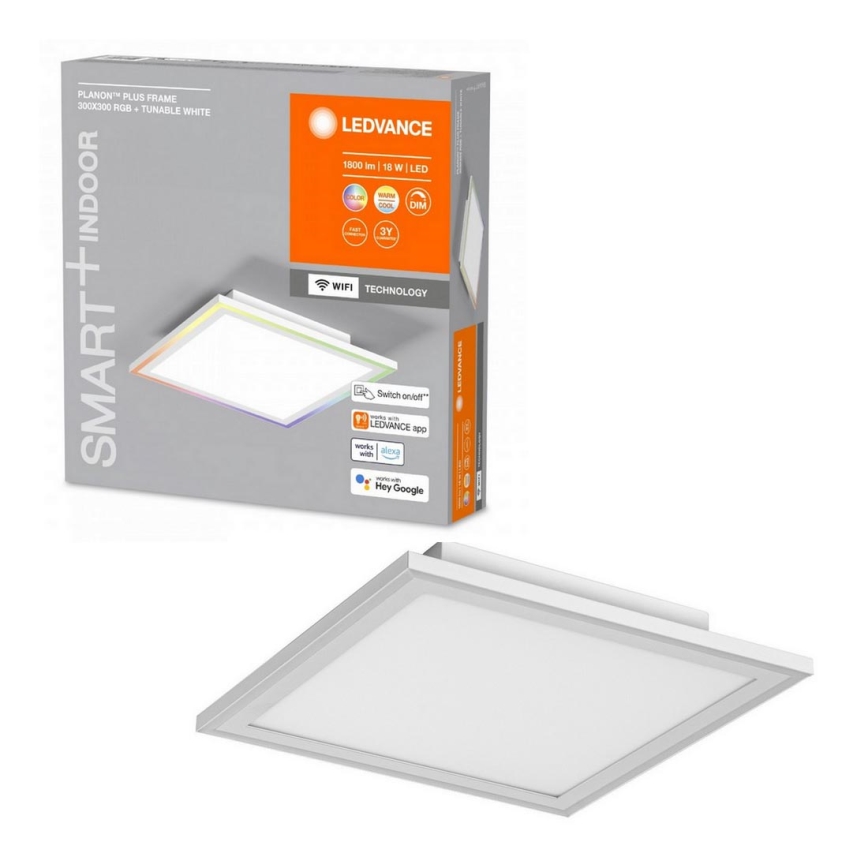 Ledvance - Plafón LED RGBW regulable SMART+ PLANON LED/18W/230V 2700-6500K Wi-Fi