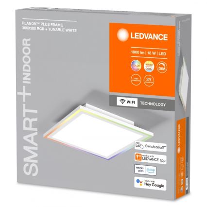 Ledvance - Plafón LED RGBW regulable SMART+ PLANON LED/18W/230V 2700-6500K Wi-Fi