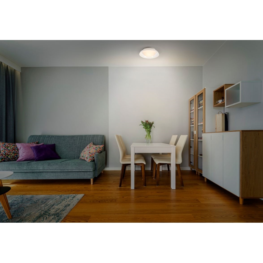 Ledvance - Plafón ORBIS MILAN 2xE27/10W/230V blanco