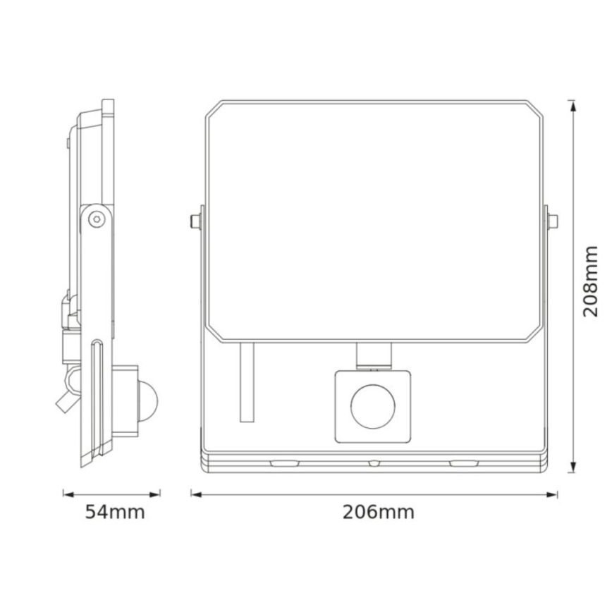 Ledvance - Proyector LED con sensor de movimiento y de crepúsculo FLOODLIGHT LED/50W/230V 3000K IP65