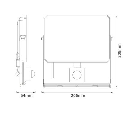 Ledvance - Proyector LED con sensor FLOODLIGHT LED/50W/230V 4000K IP65