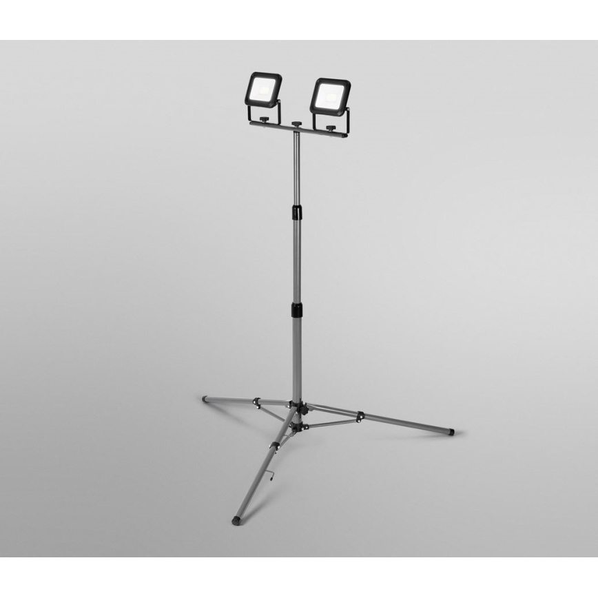 Ledvance - Proyector LED de exterior con soporte WORKLIGHT TRIPOD 2xLED/20W/230V 6500K IP65