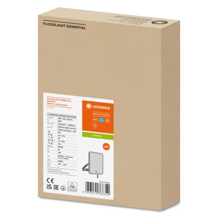 Ledvance - Proyector LED de exterior con sensor FLOODLIGHT LED/30W/230V 6500K IP65