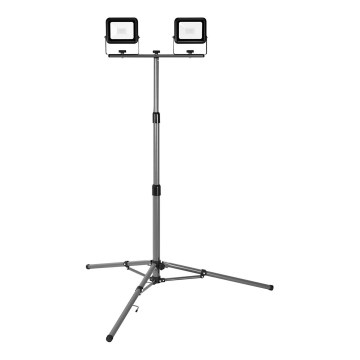 Ledvance - Proyector LED de exterior con soporte WORKLIGHT TRIPOD 2xLED/20W/230V 6500K IP65