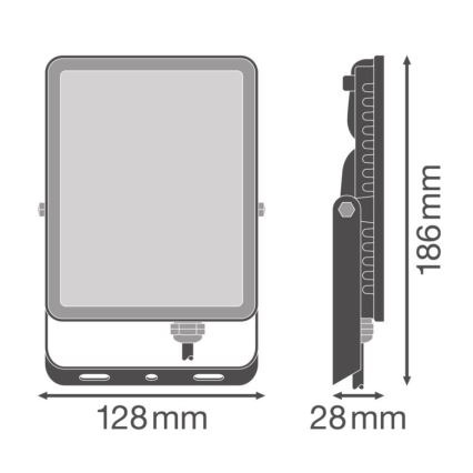 Ledvance - Proyector LED de pared para exteriores FLOODLIGHT ESSENTIAL LED/30W/230V 4000K IP65