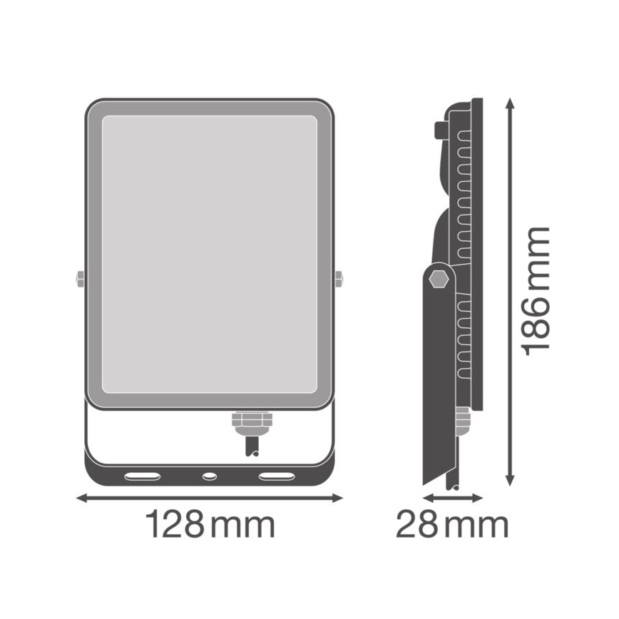 Ledvance - Proyector LED de pared para exteriores FLOODLIGHT ESSENTIAL LED/30W/230V 4000K IP65