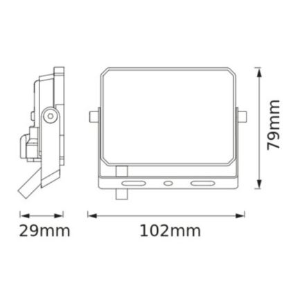 Ledvance - Proyector LED FLOODLIGHT LED/10W/230V 4000K IP65