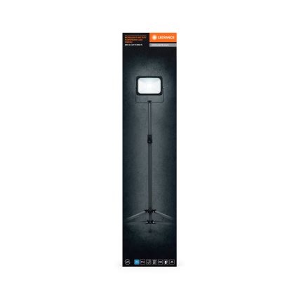 Ledvance - Proyector LED regulable con soporte WORKLIGHT TRIPOD LED/20W/3,7V 1500 mAh IP54