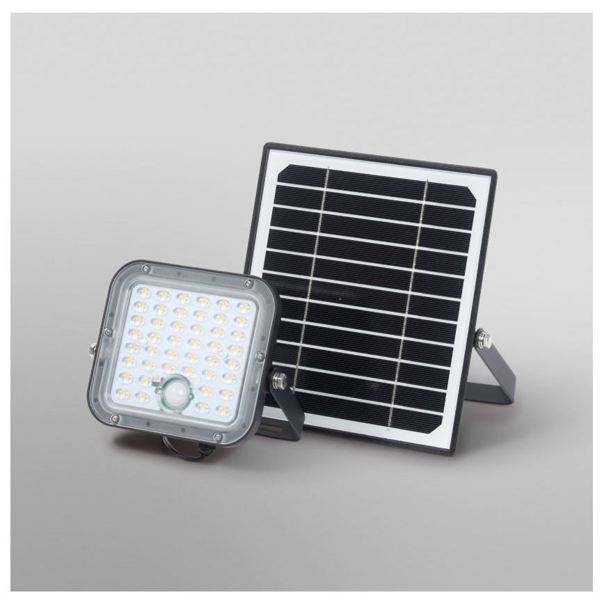 Ledvance - LED Proyector solar regulable con sensor de movimiento y crepuscular FLOOD SPLIT LED/10W/3,2V 5000 mAh IP65 + control remoto