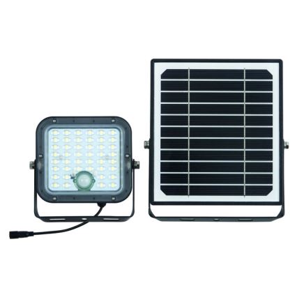 Ledvance - LED Proyector solar regulable con sensor de movimiento y crepuscular FLOOD SPLIT LED/10W/3,2V 5000 mAh IP65 + control remoto