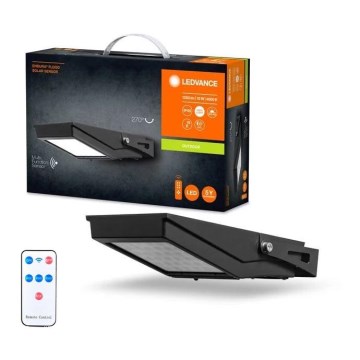 Ledvance - Proyector solar LED de exterior con sensor de movimiento y crepuscular FLOOD LED/10W/3,6V 2000 mAh IP65 + control remoto
