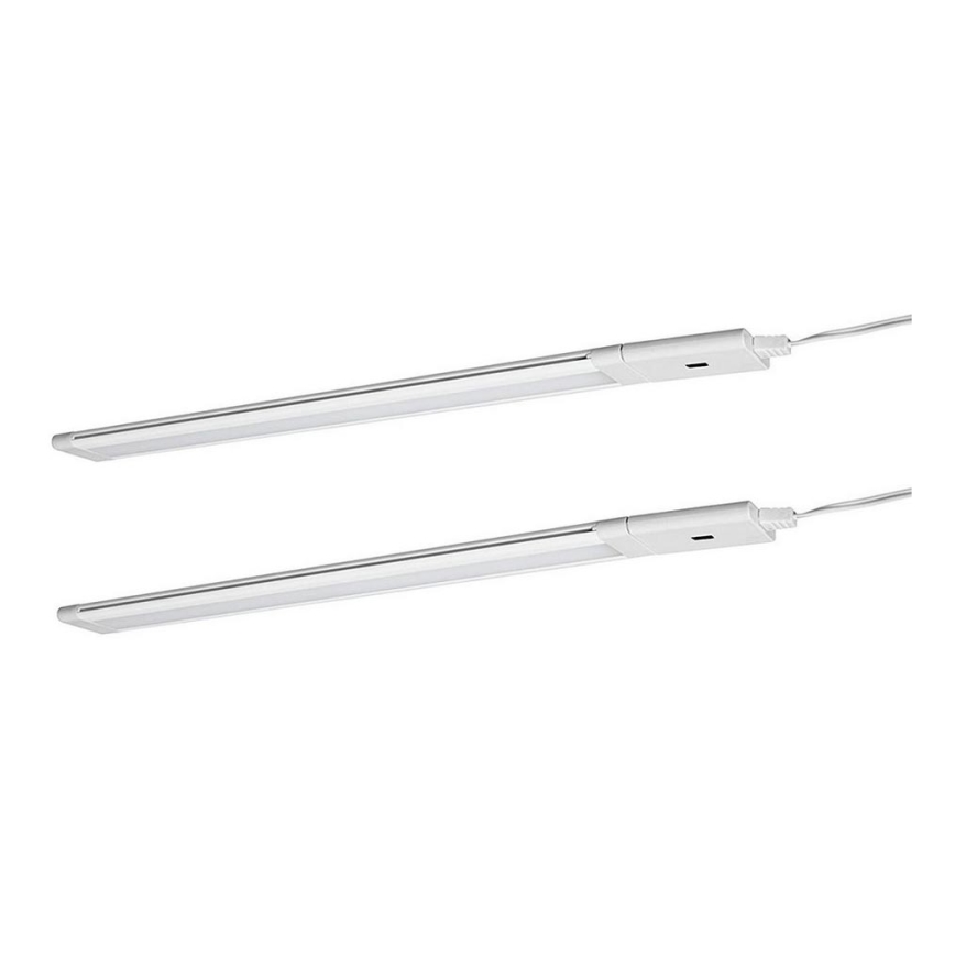 Ledvance - SET 2x Luz LED regulable bajo el mueble de cocina con sensor CABINET LED/11W/230V 3000K