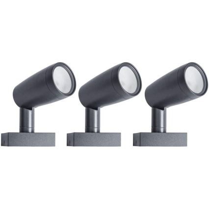 Ledvance - SET 3x LED RGBW Lámpara de exterior SMART + SPOT 3xLED/4,5W/230V IP65 Wi-Fi