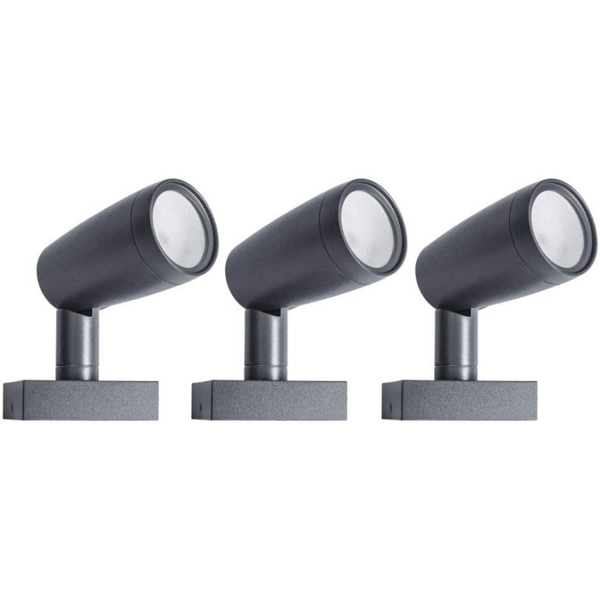 Ledvance - SET 3x LED RGBW Lámpara de exterior SMART + SPOT 3xLED/4,5W/230V IP65 Wi-Fi
