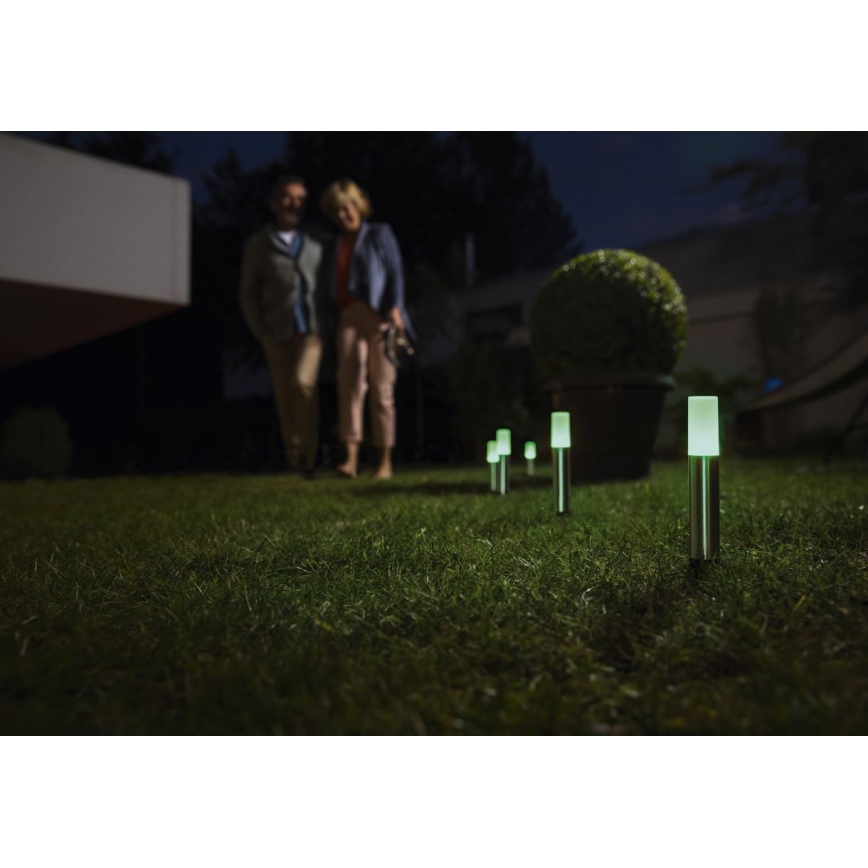 Ledvance - SET 5x LED RGBW Lámpara de exterior regulable SMART+ GARDENPOLE LED/6W/230V IP44