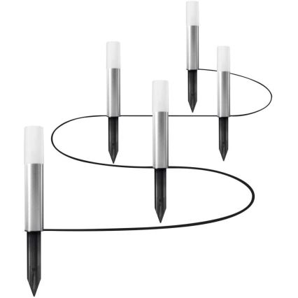 Ledvance - SET 5x LED RGBW Lámpara de exterior SMART+ GARDEN POLE 5xLED/5,7W/230V IP65 Wi-Fi