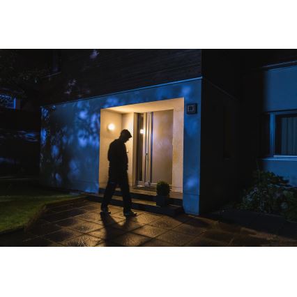 Ledvance - Lámpara de pared LED exterior con sensor y cámara SMART+ LED/15W/230V Wi-Fi IP44