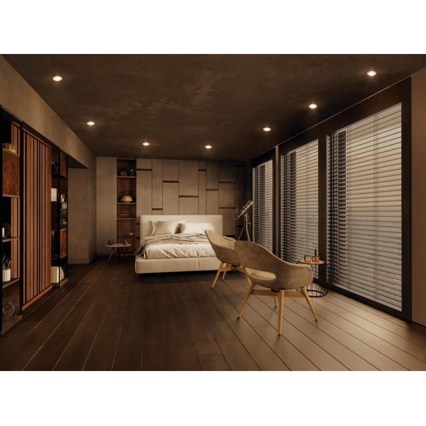 Ledvance - Lámpara empotrable LED regulable SUN@HOME LED/4,5W/230V 2200-5000 CRI 95 Wi-Fi