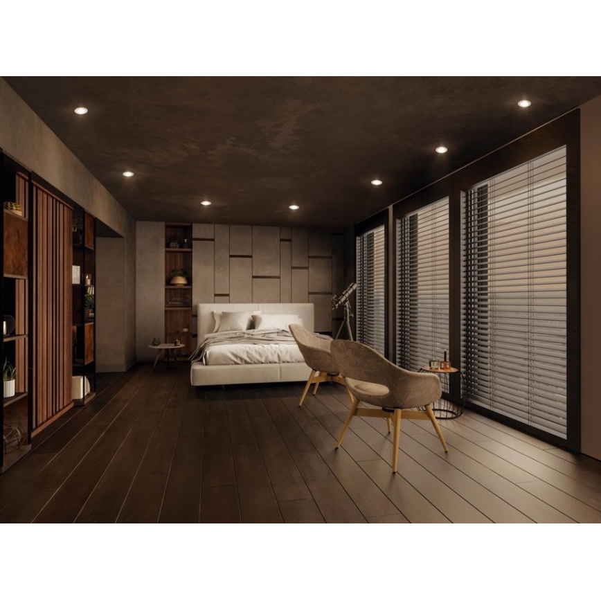Ledvance - Lámpara empotrable LED regulable SUN@HOME LED/4,5W/230V 2200-5000 CRI 95 Wi-Fi
