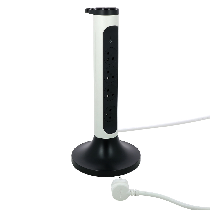 Legrand 049410 - Columna de enchufes 230V/16A, 4x2P+T 2m