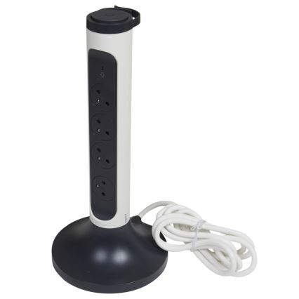 Legrand 049410 - Columna de enchufes 230V/16A, 4x2P+T 2m