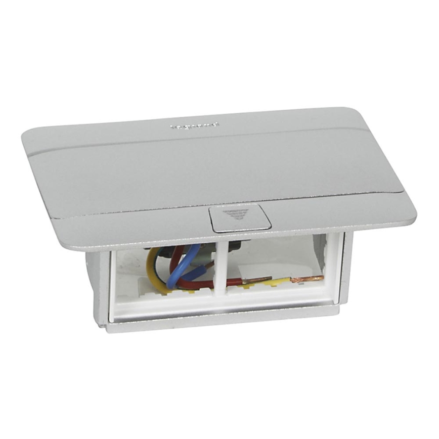 Legrand 54011 - Torreta retráctil para escritorio POP-UP 4M aluminio