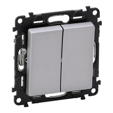 Legrand 752305 - Interruptor en serie VALENA LIFE n.º 5 250V/10A aluminio