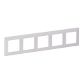 Legrand 754005 - Marco para interruptores VALENA LIFE 5P blanco