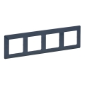 Legrand 754094 - Marco para interruptores VALENA LIFE 4P azul