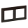 Legrand 754172 - Marco para interruptores VALENA LIFE 2P madera oscura