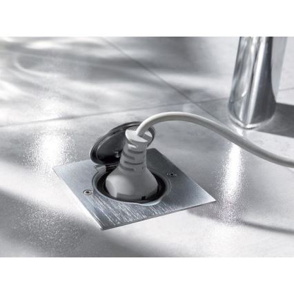 Legrand 89700 - Marco para enchufe del suelo PLATINUM 2M IP44 acero inoxidable