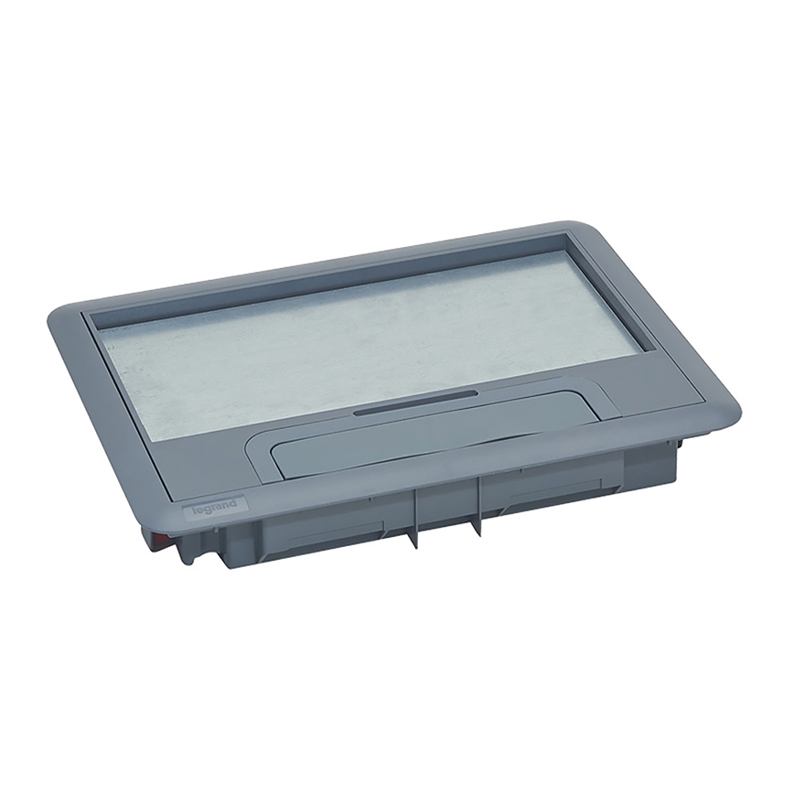 LEGRAND - Caja de suelo para concreto 12 módulos (6 dispositivos 45x45)