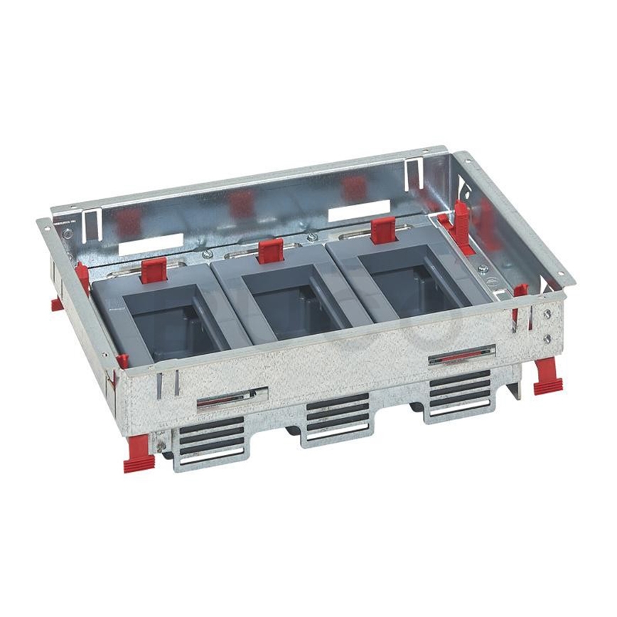 LEGRAND - Caja de suelo para concreto 12 módulos (6 dispositivos 45x45)