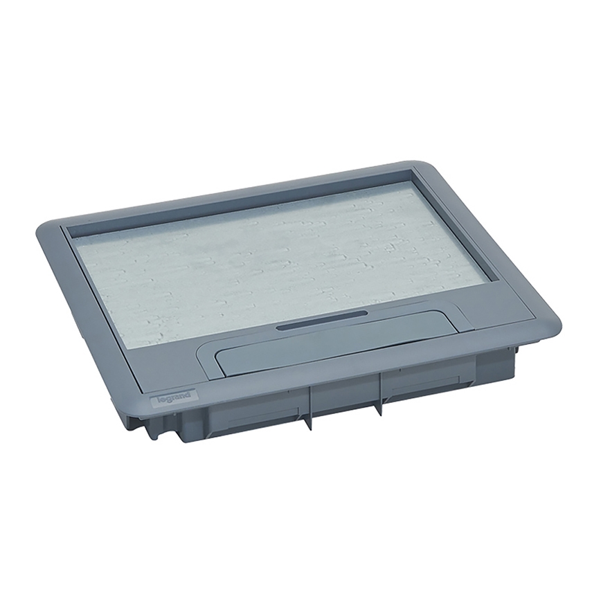 LEGRAND - Caja de suelo para concreto 18 módulos (9 dispositivos 45x45)