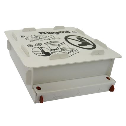 LEGRAND - Caja de suelo para concreto 18 módulos (9 dispositivos 45x45)