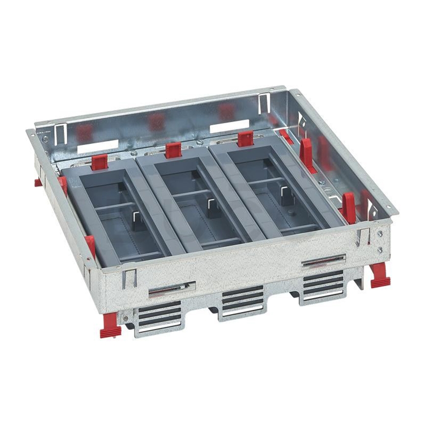 LEGRAND - Caja de suelo para pisos elevados 24 módulos (12 dispositivos 45x45)