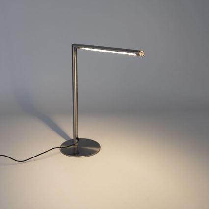 Leuchten Direkt 11011-55 - Lámpara de mesa LED regulable DAWDA LED/4,8W/230V