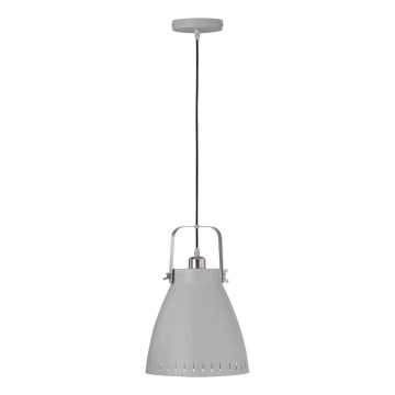 Leuchten Direkt 11059-15 - Lámpara colgante EVA 1xE27/60W/230V diá. 21,5 cm gris