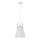 Leuchten Direkt 11059-16 - Lámpara colgante EVA 1xE27/60W/230V diá. 21,5 cm blanco