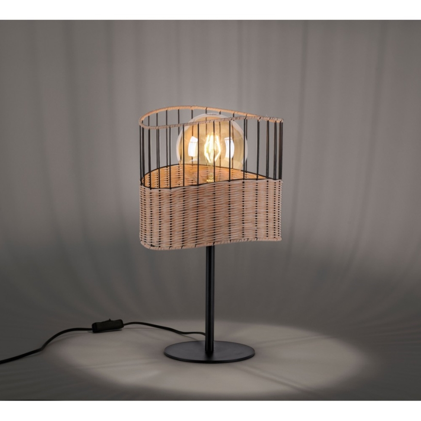 Leuchten Direkt 11150-79 - Lámpara de mesa REED 1xE27/60W/230V