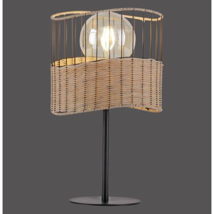 Leuchten Direkt 11150-79 - Lámpara de mesa REED 1xE27/60W/230V