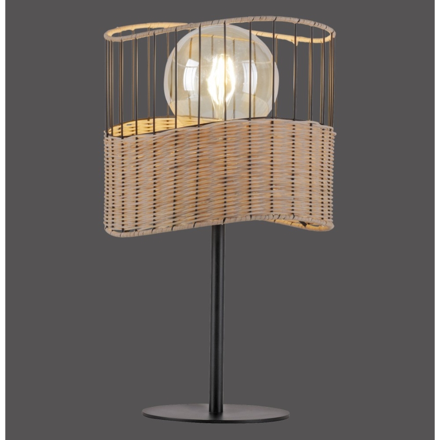 Leuchten Direkt 11150-79 - Lámpara de mesa REED 1xE27/60W/230V
