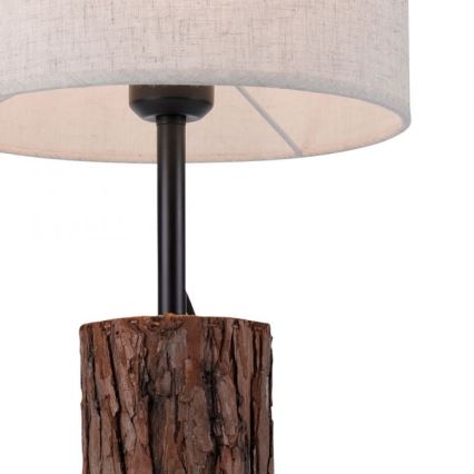 Leuchten Direkt 11233-79 - Lámpara de mesa BARK 1xE27/40W/230V madera
