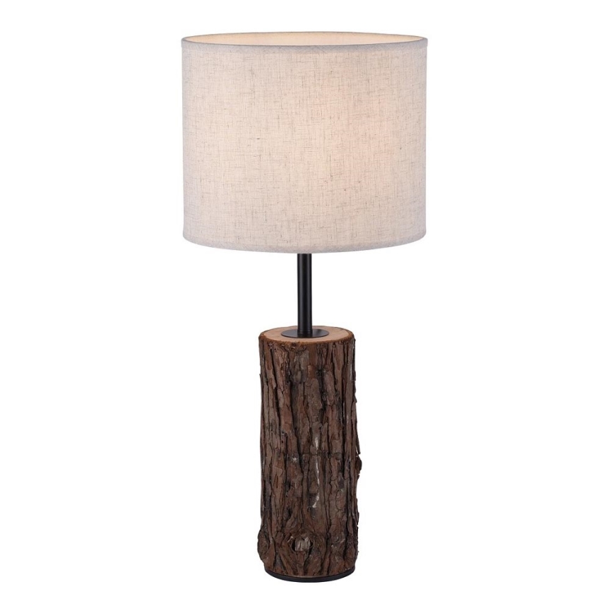 Leuchten Direkt 11233-79 - Lámpara de mesa BARK 1xE27/40W/230V madera